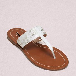 Kate Spade NY carol sandals in White --NEW